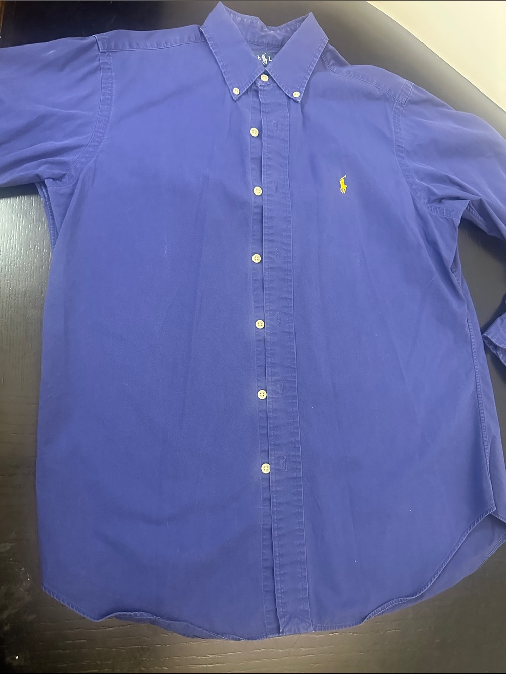 Polo Ralph Lauren Classic Fit Button Down Shirt in Blue Size Large